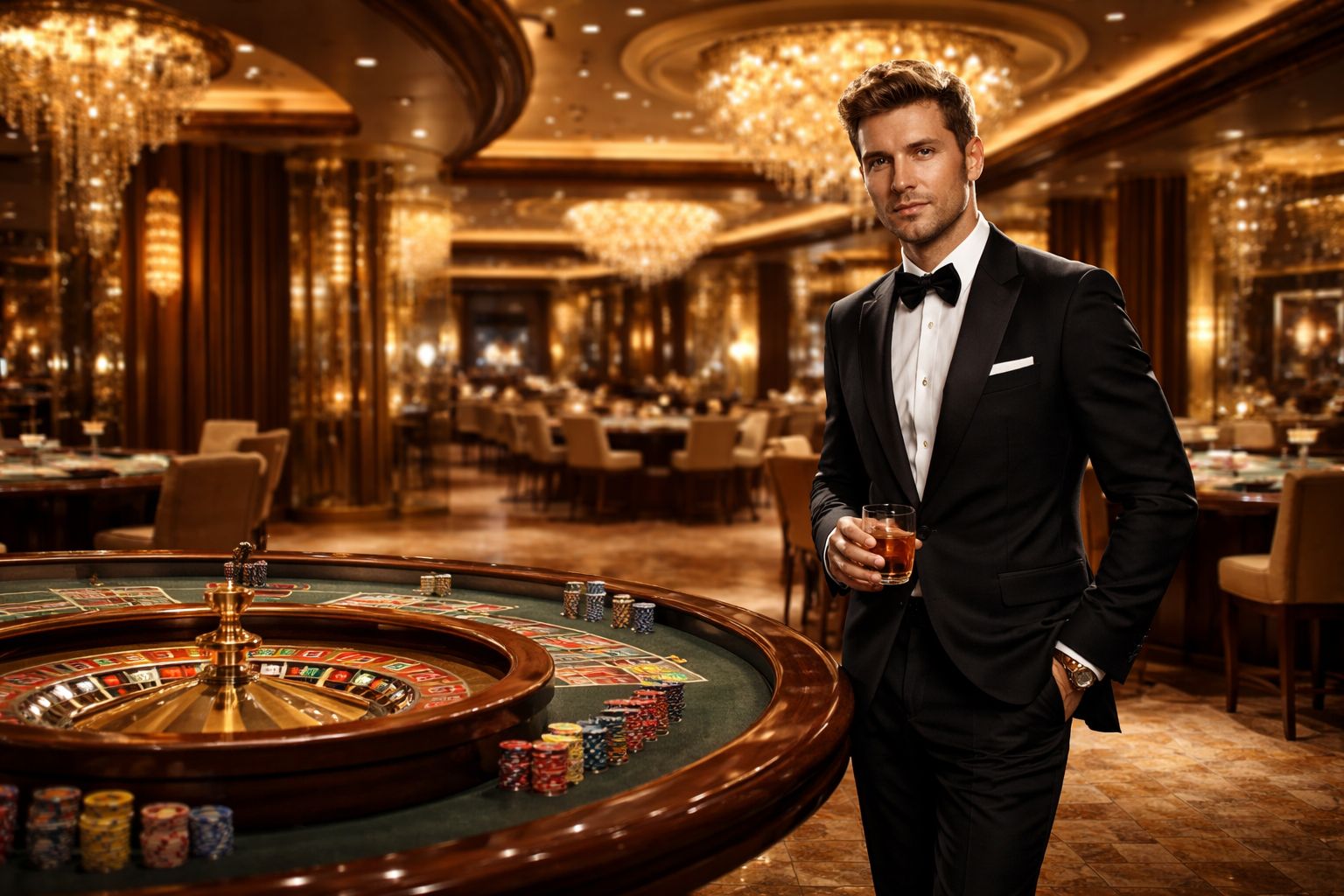 Step Into A Broad Casino Lobby Built For Easy Exploration
